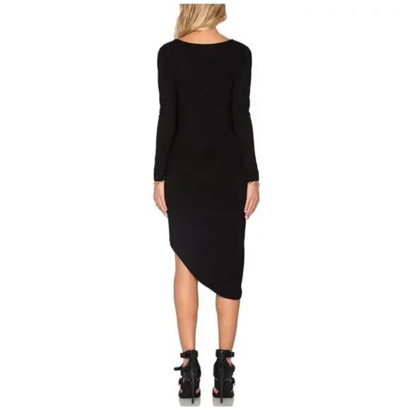 INDAH Black Long Sleeve High Low Dress Size Medium - Picture 2 of 8